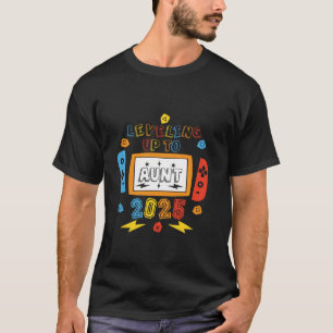 Camiseta Níveis Até À Tia 2025 Anúncio De Gravidez