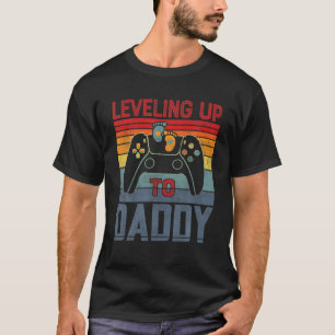 Camiseta Níveis Até Pai Vintage Gamer Gravidez Annou