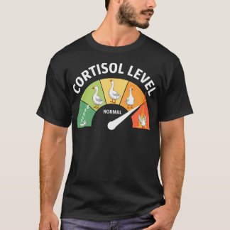 Camiseta Níveis Baixos de Cortisol Nível de Cortisol do Gan
