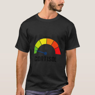 Camiseta Níveis baixos de cortisol v meme