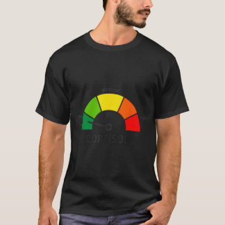 Camiseta Níveis baixos de cortisol v meme