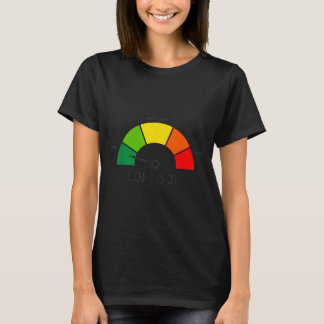 Camiseta Níveis baixos de cortisol v meme