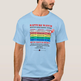 Camiseta Níveis de Alerta de Êxtase