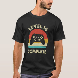 Camiseta Nível 10º Completo Retro 10 Anos Bodas de Casament