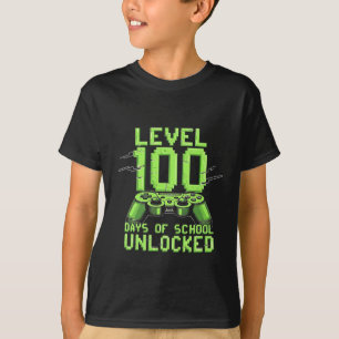 Camiseta Nível 100º dias da escola de jogos desbloqueados