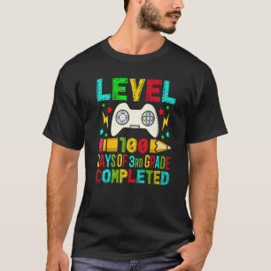 Camiseta Nível 100 dias 3º ano de ensino primário concluído