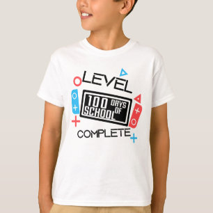 Camiseta Nível 100 dias de escola concluídos
