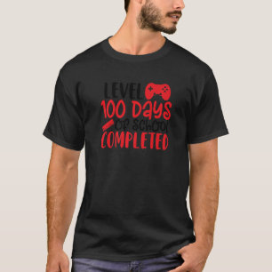 Camiseta Nível 100 Dias De Escola Concluídos 100 Dias De Es