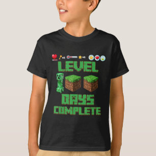 Camiseta Nível 100 Dias De Pixel 100 De Jogos Desbloqueados