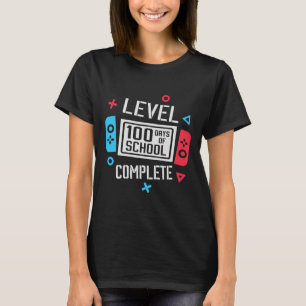 Camiseta Nível 100 Dias De Smar De Jogo De Vídeos Completos