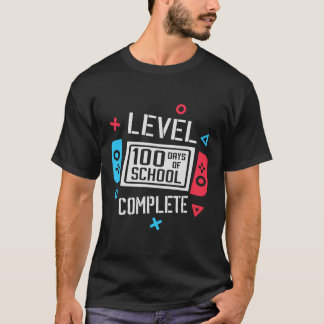 Camiseta Nível 100 Dias De Smar De Jogo De Vídeos Completos
