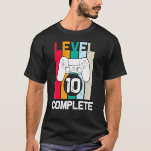 Camiseta Nível 10 Casamento de 10 anos de casamento comple