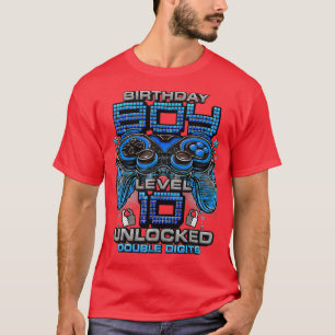 Camiseta Nível 10 Desbloqueado Incrível Desde 2013 10º Aniv