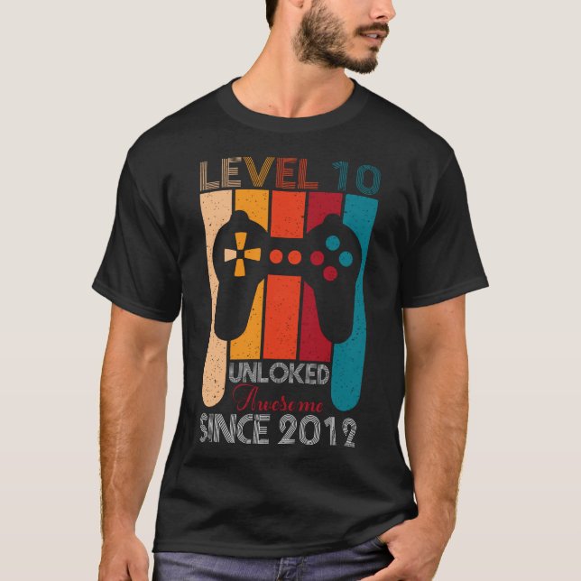 Camiseta Nível 10 Impressionante Desde 2012 (Frente)