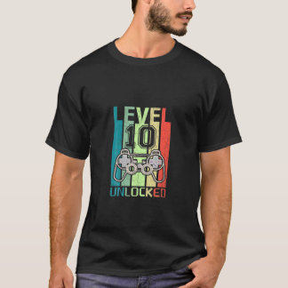 Camiseta Nível 10 Video Gamer 10º aniversário