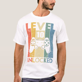 Camiseta Nível 10 Vídeo Jogador De Vídeo Engraçado De Camis