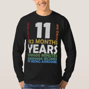 Camiseta Nível 11 11 de jogos de vídeo desbloqueados Festa