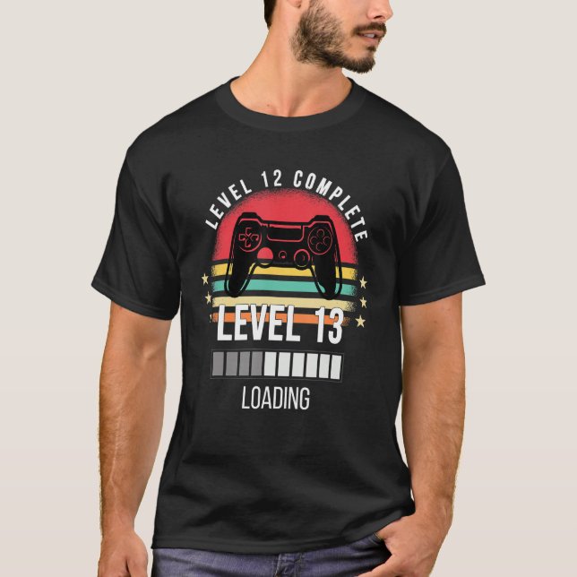 Camiseta Nível 12 Versão de Aniversário Completa Gam de Nív (Frente)