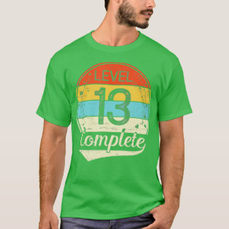 Camiseta Nível 13 13 completo Aniversário de casamento