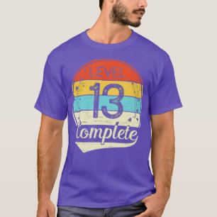 Camiseta Nível 13 13 completo Aniversário de casamento