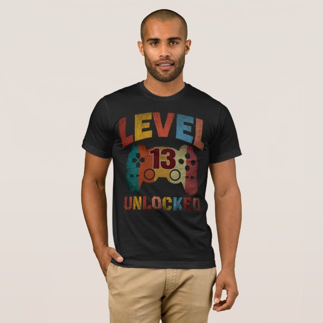 CAMISETA NÍVEL 13 DESBLOQUEADO (Frente Completa)