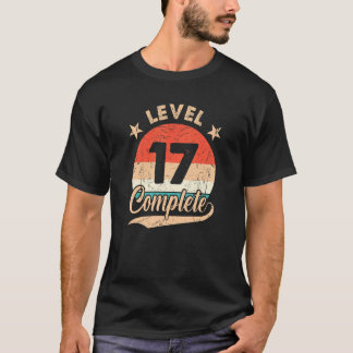 Camiseta Nível 17 Retrato Completo 17º Aniversário de Casam