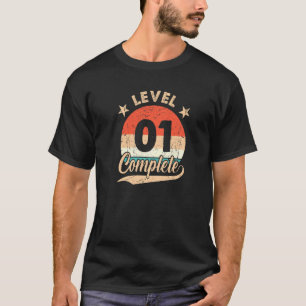 Camiseta Nível 1 Retro 1rua Aniversário De Casamento Para