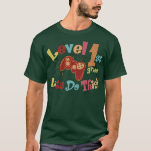 Camiseta Nível 1 - rua de volta à escola - primeira jogada