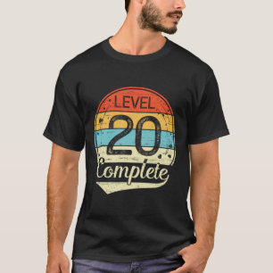 Camiseta Nível 20 20 de Casamento Retroativo T