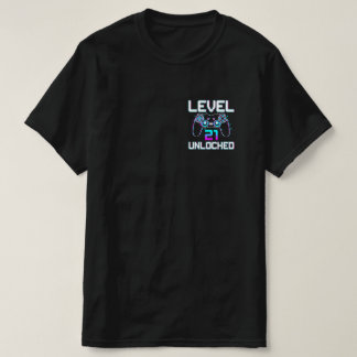Camiseta Nível 21 - Presente de aniversário do 21º jogador