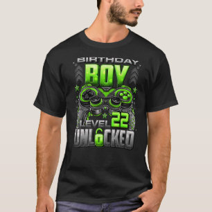 Camiseta Nível 22 Desbloqueado Incrível Desde 2000 22º Aniv