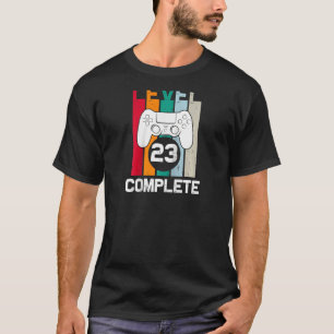 Camiseta Nível 23 Completo 23º Aniversário Para O Jogo De V