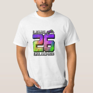 Camiseta Nível 26 Desbloqueado Incrível