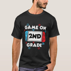 Camiseta Nível 2 Desbloqueado Ck Para Escola Design De Joga
