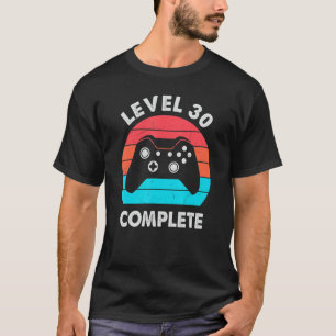 Camiseta Nível 30 Completar 30 Anos De Casamento De Anivers