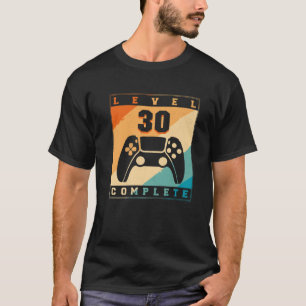 Camiseta Nível 30 Completo 1991 30 Anos Antiga 30 de Jogado