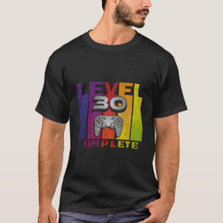 Camiseta Nível 30 Completo Gamer Nerd Geek Video Games