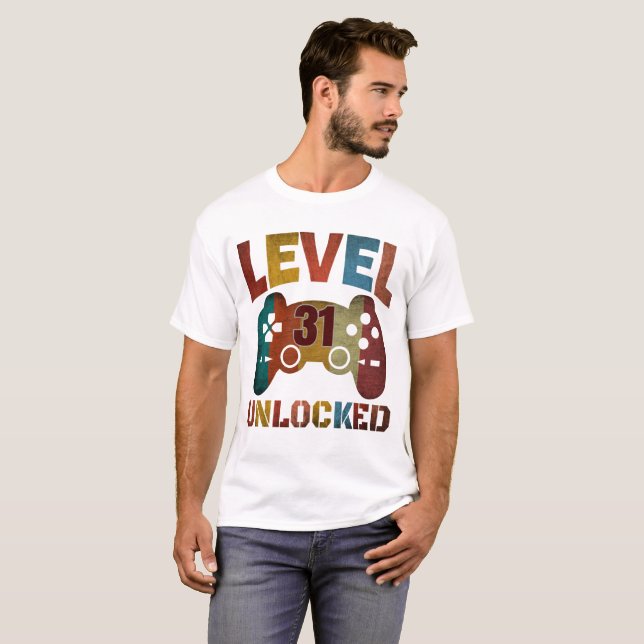 Camiseta NÍVEL 31 DESBLOQUEADO (Frente Completa)