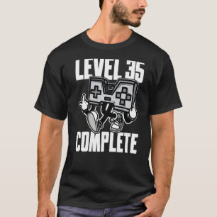 Camiseta Nível 35 Conjunto completo para 35. º aniversário