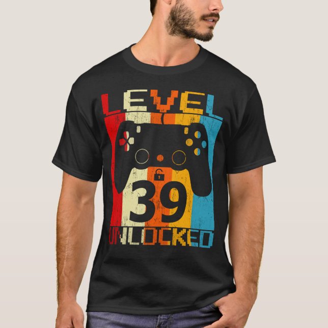 Camiseta Nível 39 desbloqueado (Frente)