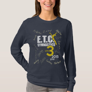 Camiseta Nível 3 etc. - design da assinatura da equipe