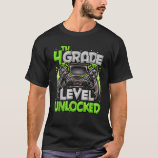 Camiseta Nível 4º jogo desbloqueado no 4º ano