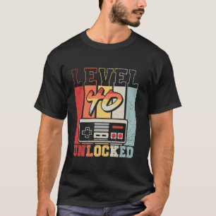 Camiseta Nível 40 - Jogo Retroativo Desbloqueado Mais de 40
