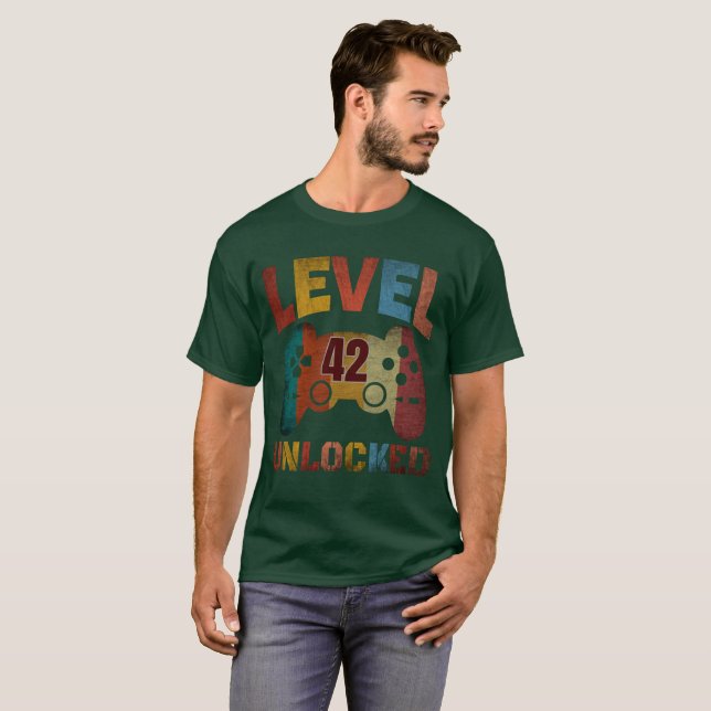 Camiseta NÍVEL 42 DESBLOQUEADO (Frente Completa)