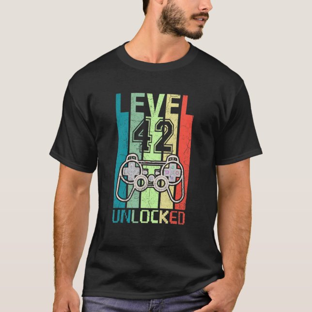 Camiseta Nível 42 Vídeo Gamer 42º Aniversário (Frente)