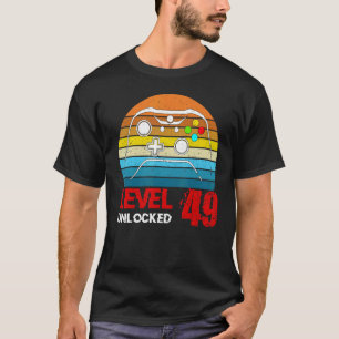 Camiseta Nível 49 Vídeo Gamer 49th Birthday Men W