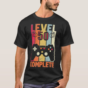 Camiseta Nível 50 Vídeo completo Jogador 50º Anniver Casame