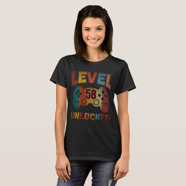 Camiseta NÍVEL 58 T-Shirt não bloqueado (Frente Completa)