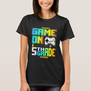 Camiseta Nível 5 Nível Desbloqueado De Volta Para O Jogo Es