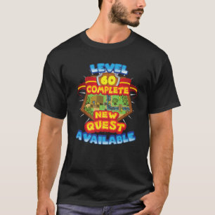 Camiseta Nível 60 Concluir Nova Busca Disponível 60º Ani